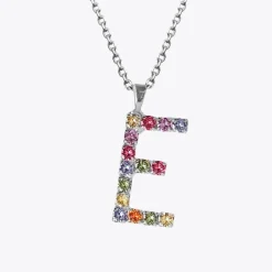 Caroline Svedbom Letter Necklace E/Rainbow Combo Sale