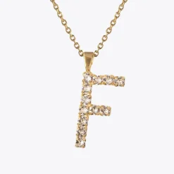 Caroline Svedbom Letter Necklace F/Crystal Online