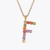 Caroline Svedbom Letter Necklace F/Rainbow Combo Outlet