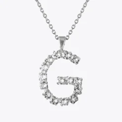 Caroline Svedbom Letter Necklace G/Crystal Cheap