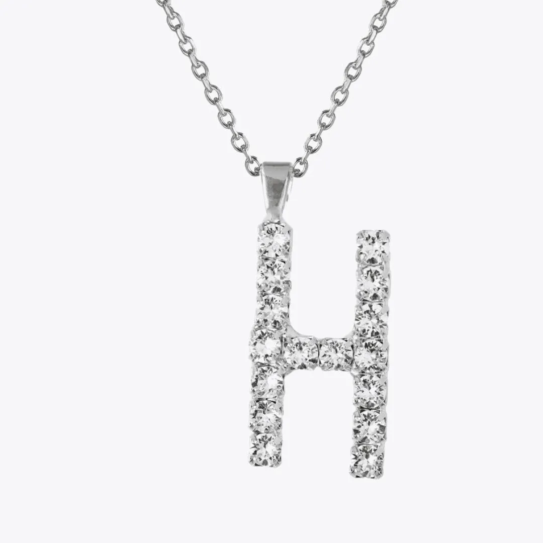Caroline Svedbom Letter Necklace H/Crystal Store