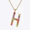 Caroline Svedbom Letter Necklace H/Rainbow Combo Online