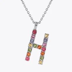 Caroline Svedbom Letter Necklace H/Rainbow Combo Online