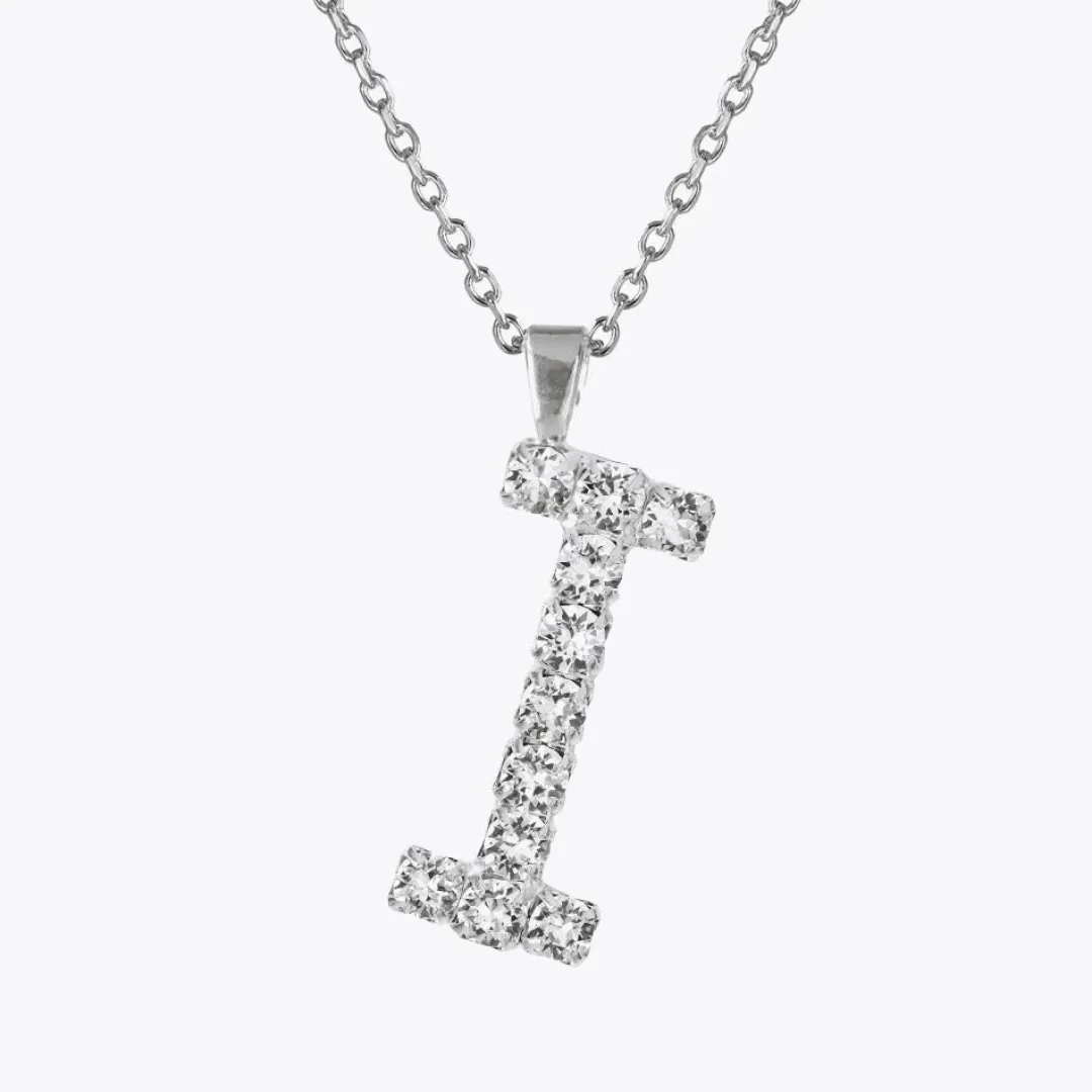 Caroline Svedbom Letter Necklace I/Crystal Cheap
