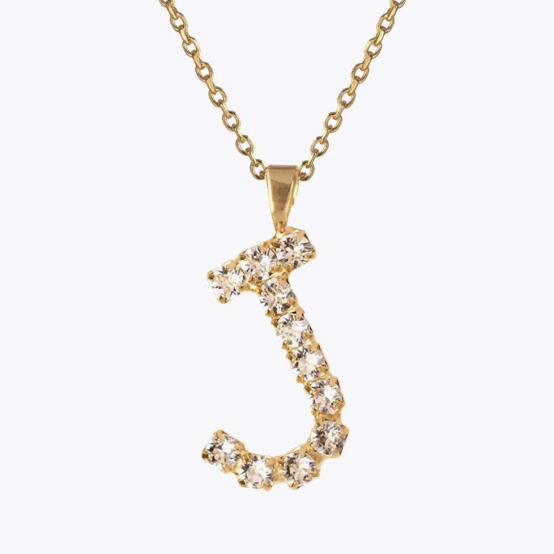Caroline Svedbom Letter Necklace J/Crystal Online
