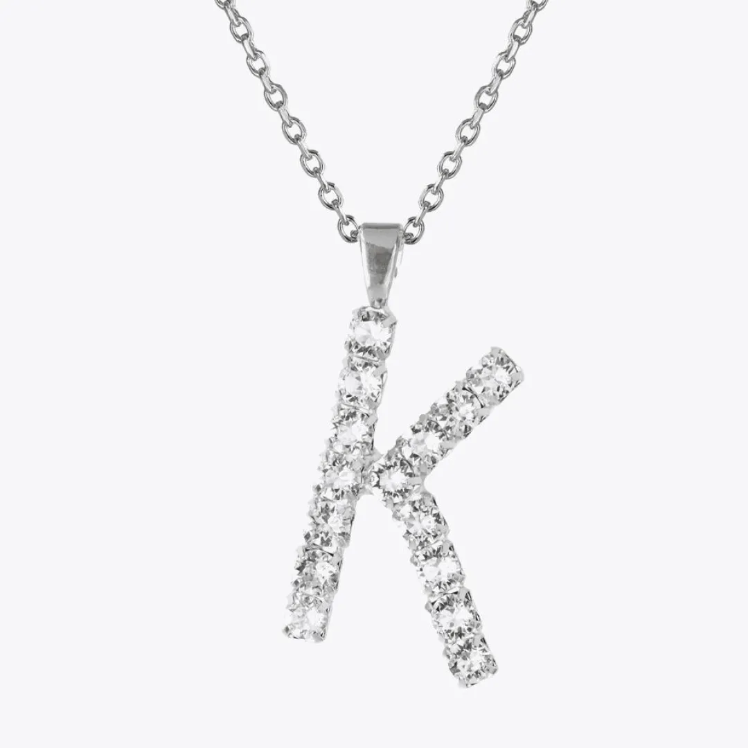 Caroline Svedbom Letter Necklace K/Crystal Cheap
