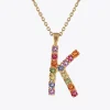 Caroline Svedbom Letter Necklace K/Rainbow Combo Discount