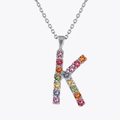 Caroline Svedbom Letter Necklace K/Rainbow Combo Discount