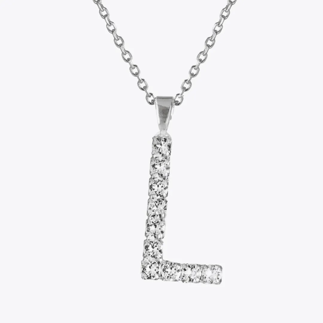 Caroline Svedbom Letter Necklace L/Crystal Store