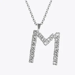 Caroline Svedbom Letter Necklace M/Crystal Best