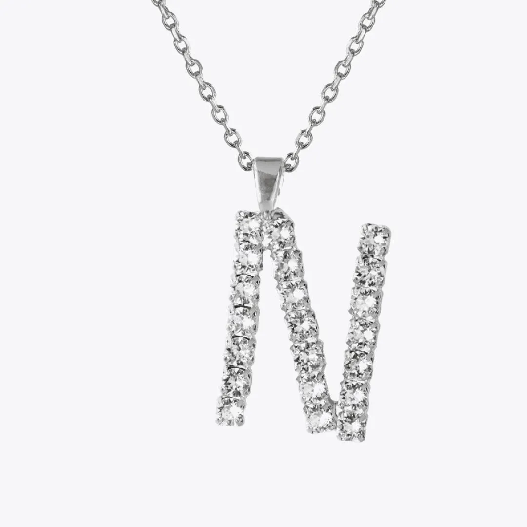 Caroline Svedbom Letter Necklace N/Crystal Store