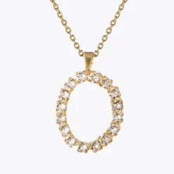Caroline Svedbom Letter Necklace O/Crystal Flash Sale
