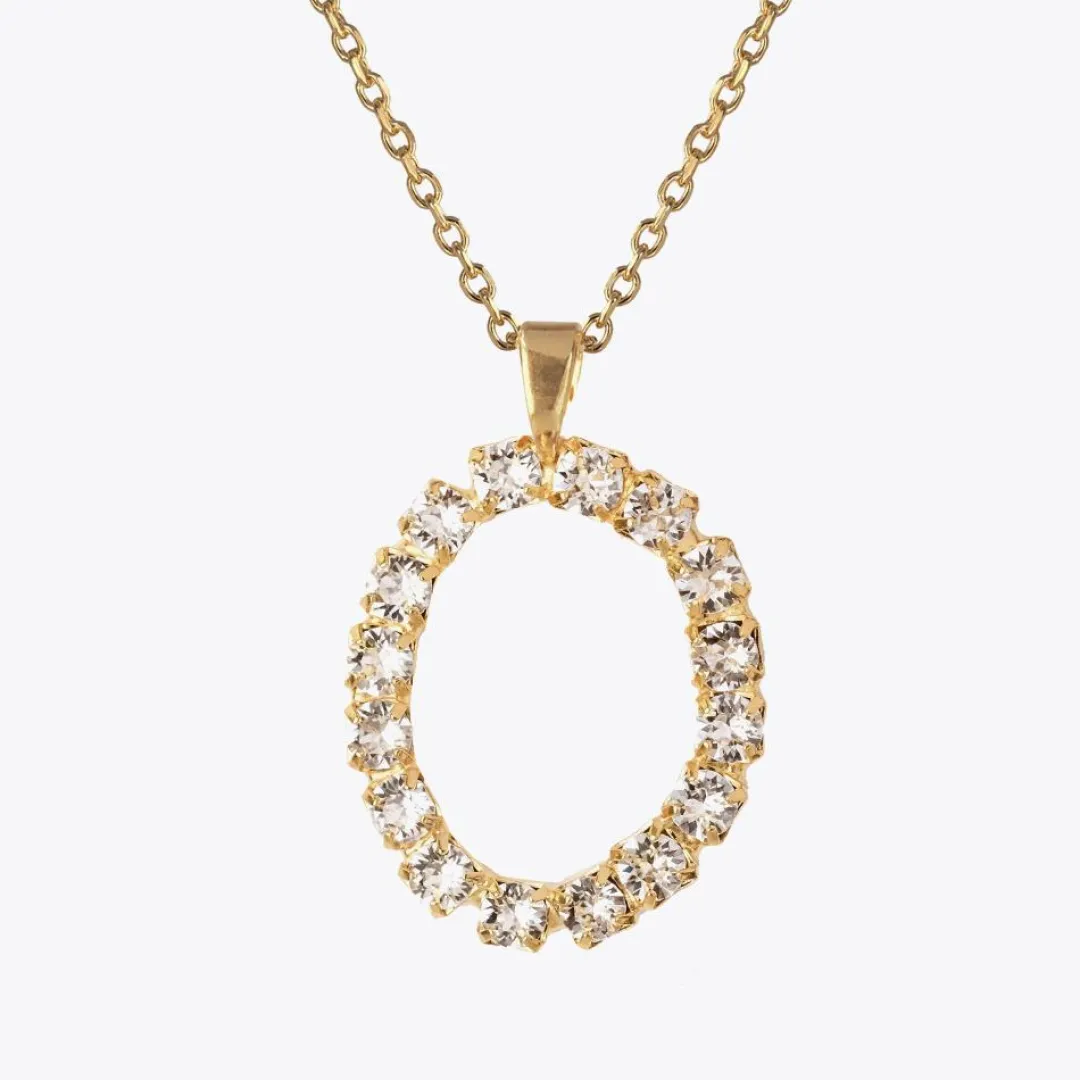 Caroline Svedbom Letter Necklace O/Crystal Flash Sale