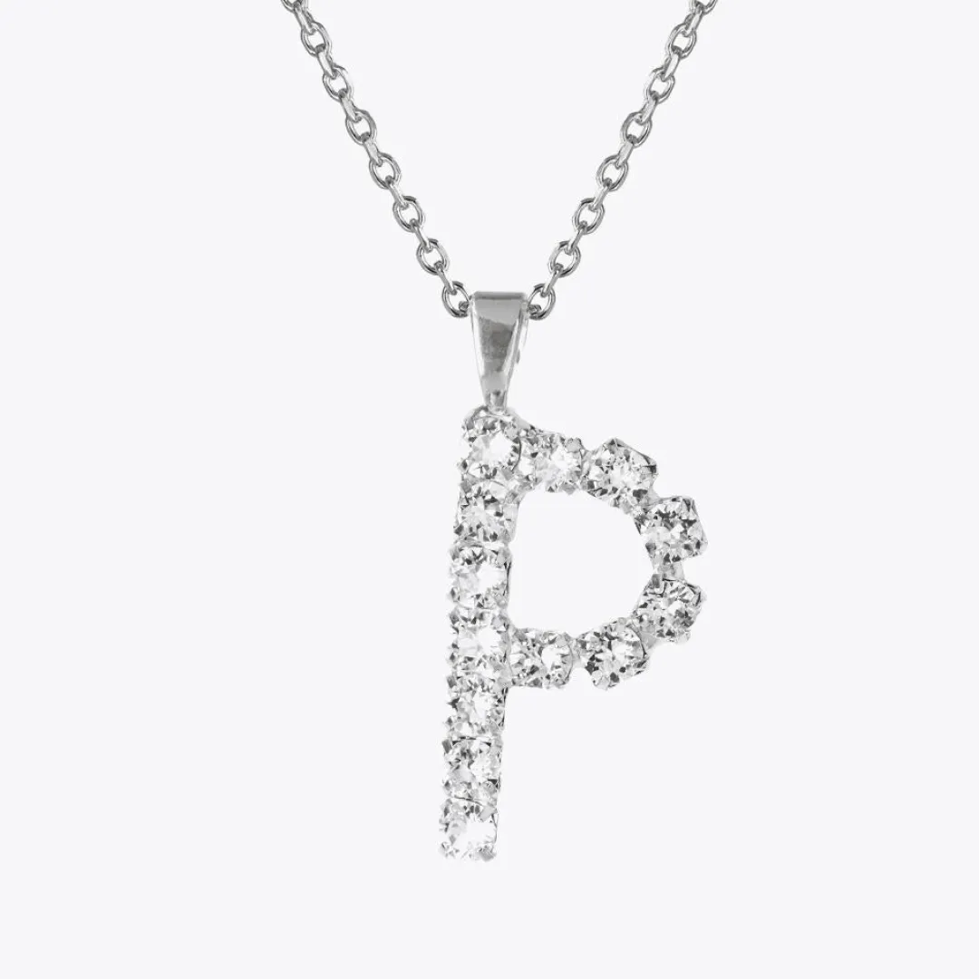 Caroline Svedbom Letter Necklace P/Crystal Cheap