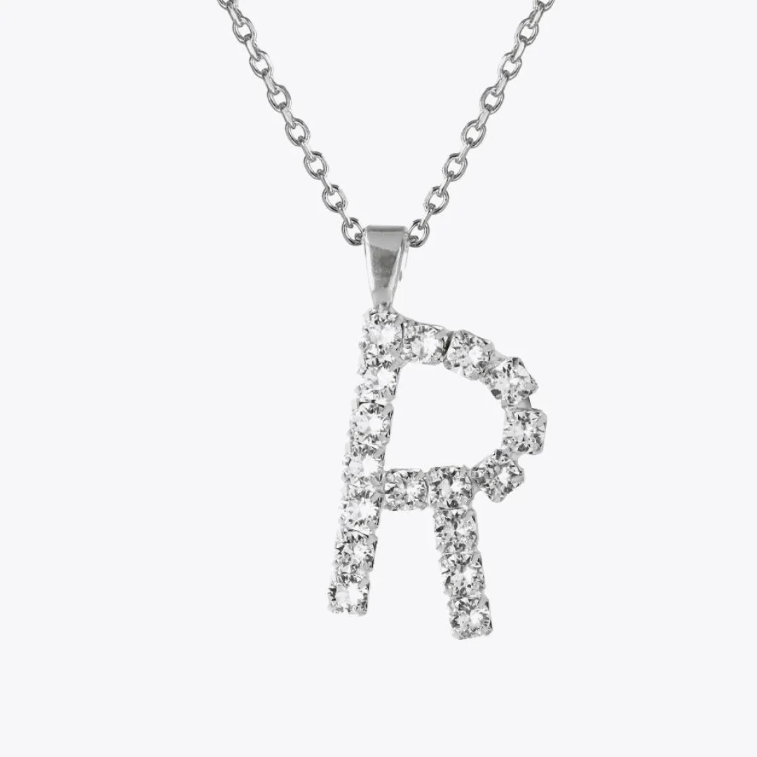 Caroline Svedbom Letter Necklace R/Crystal Flash Sale