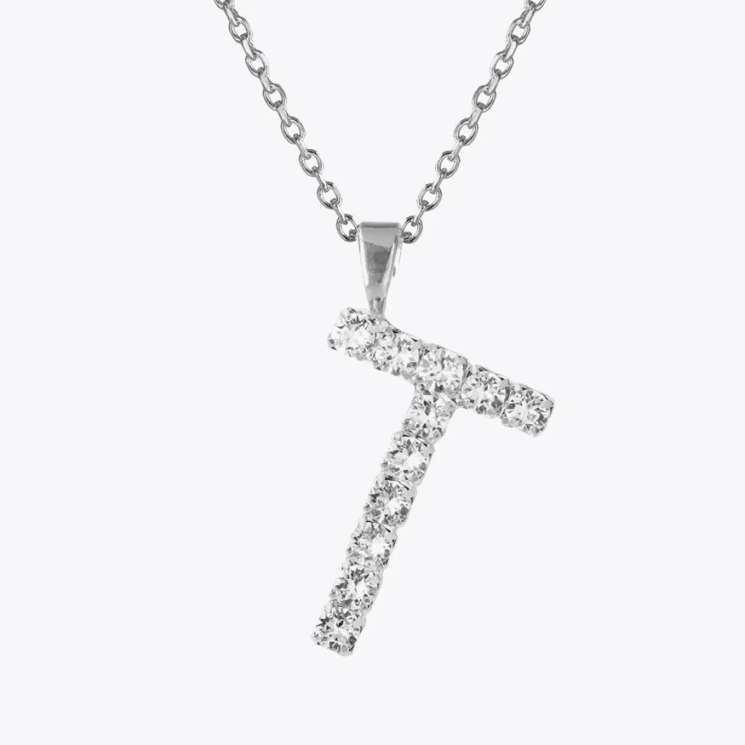 Caroline Svedbom Letter Necklace T/Crystal Cheap