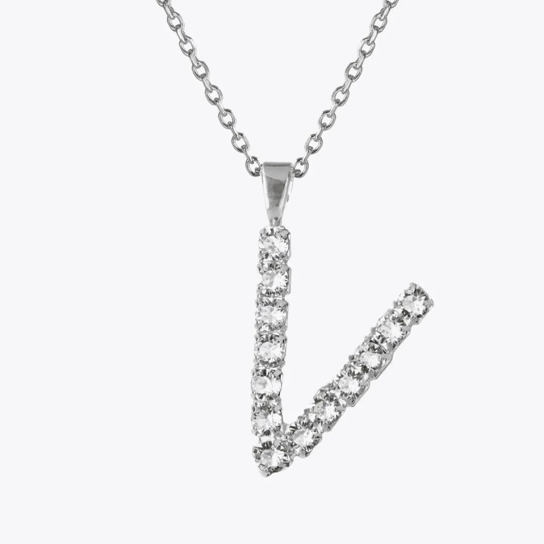 Caroline Svedbom Letter Necklace V/Crystal Store