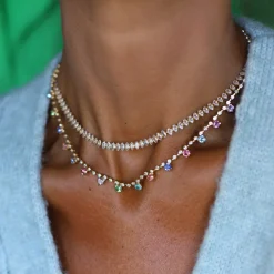 Caroline Svedbom Lily Necklace/Rainbow Combo Fashion