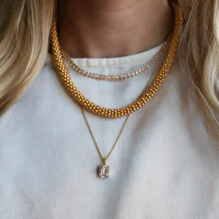 Caroline Svedbom Lydia Necklace Crystal Clearance