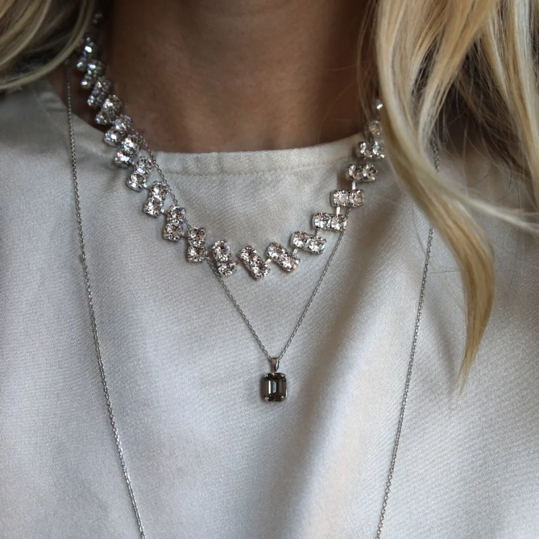 Caroline Svedbom Lydia Necklace Black Diamond Best Sale