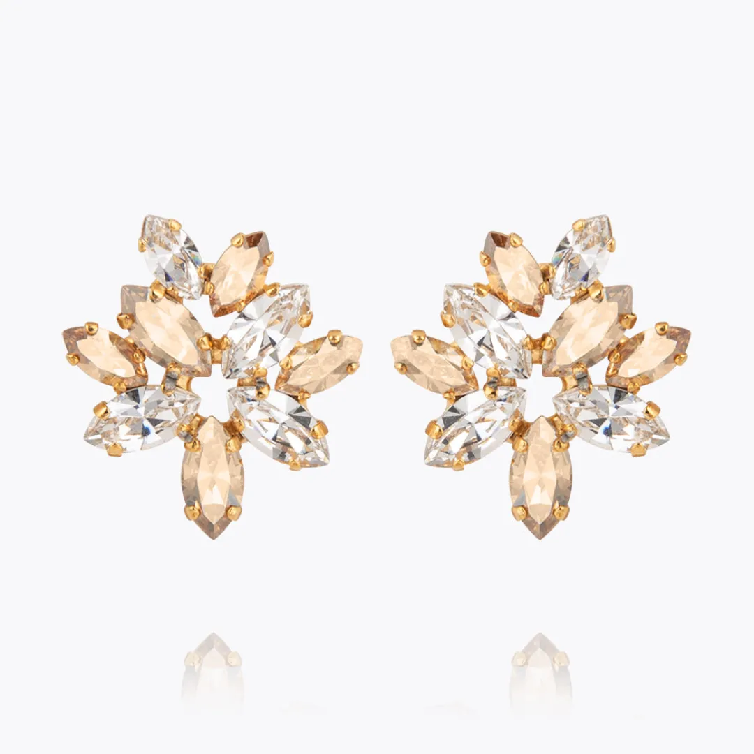 Caroline Svedbom Melia Earcuff/Crystal/Golden Shadow Flash Sale