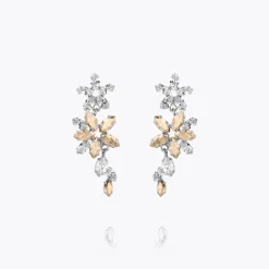 Caroline Svedbom Melia Earrings/Crystal/Golden Shadow Best