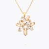 Caroline Svedbom Melia Necklace/Crystal/Golden Shadow Best