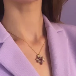 Caroline Svedbom Melia Necklace/Violet Combo Store