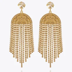 Caroline Svedbom Melinda Earring/Golden Shadow + Vintage Rose New