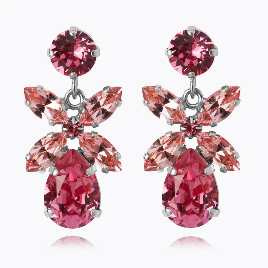 Caroline Svedbom Mini Dione Earrings Light Rose + Rose Fashion
