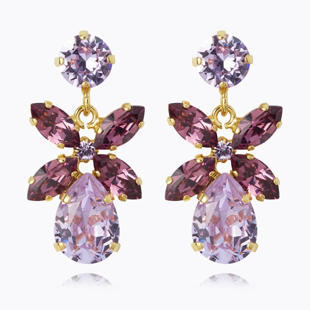 Caroline Svedbom Mini Dione Earrings Violet + Iris Cheap