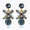 Caroline Svedbom Mini Dione Earrings Denim Blue + Blue Shade Flash Sale
