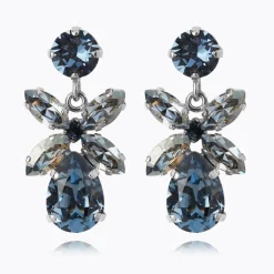 Caroline Svedbom Mini Dione Earrings Denim Blue + Blue Shade Flash Sale