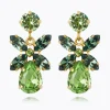 Caroline Svedbom Mini Dione Earrings Peridot + Erinite Clearance