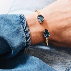 Caroline Svedbom Mini Drop Bracelet Denim Blue Store