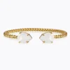 Caroline Svedbom Mini Drop Bracelet White Opal Flash Sale
