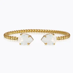 Caroline Svedbom Mini Drop Bracelet White Opal Flash Sale