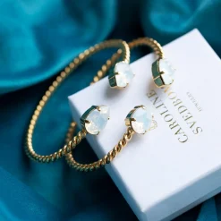 Caroline Svedbom Mini Drop Bracelet White Opal Flash Sale