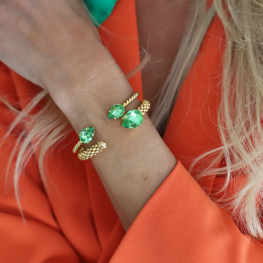 Caroline Svedbom Mini Drop Bracelet Peridot Best Sale