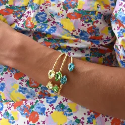 Caroline Svedbom Mini Drop Bracelet Peridot Best Sale