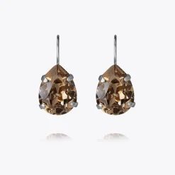 Caroline Svedbom Mini Drop Clasp Earring Greige Fashion
