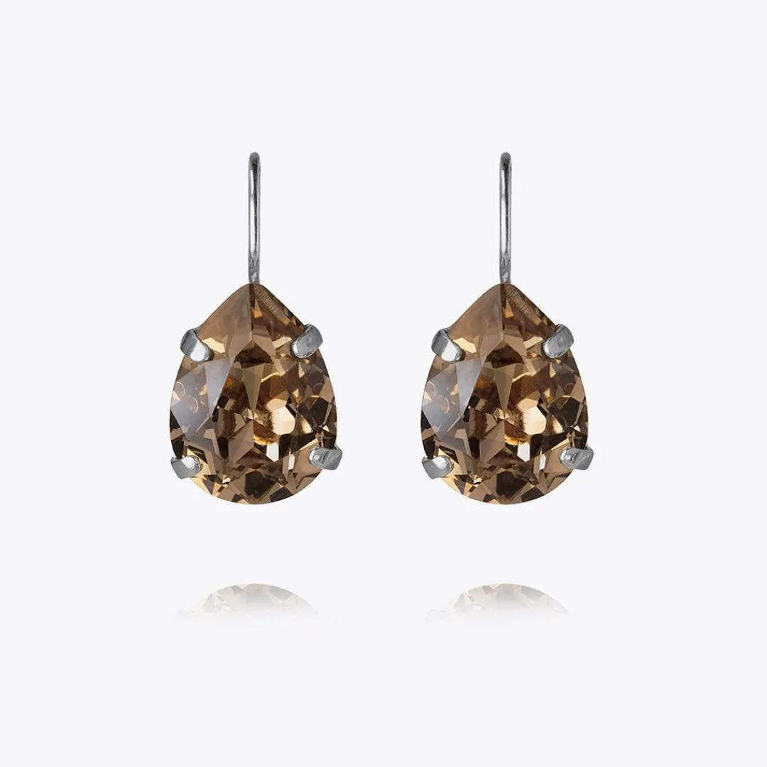 Caroline Svedbom Mini Drop Clasp Earring Greige Fashion