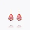 Caroline Svedbom Mini Drop Clasp Earrings Light Rose Flash Sale