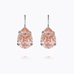 Caroline Svedbom Mini Drop Clasp Earrings Vintage Rose Online