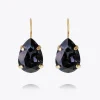 Caroline Svedbom Mini Drop Clasp Earrings Graphite Best