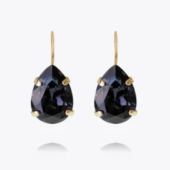 Caroline Svedbom Mini Drop Clasp Earrings Graphite Best