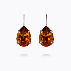 Caroline Svedbom Mini Drop Clasp Earrings Light Amber Flash Sale