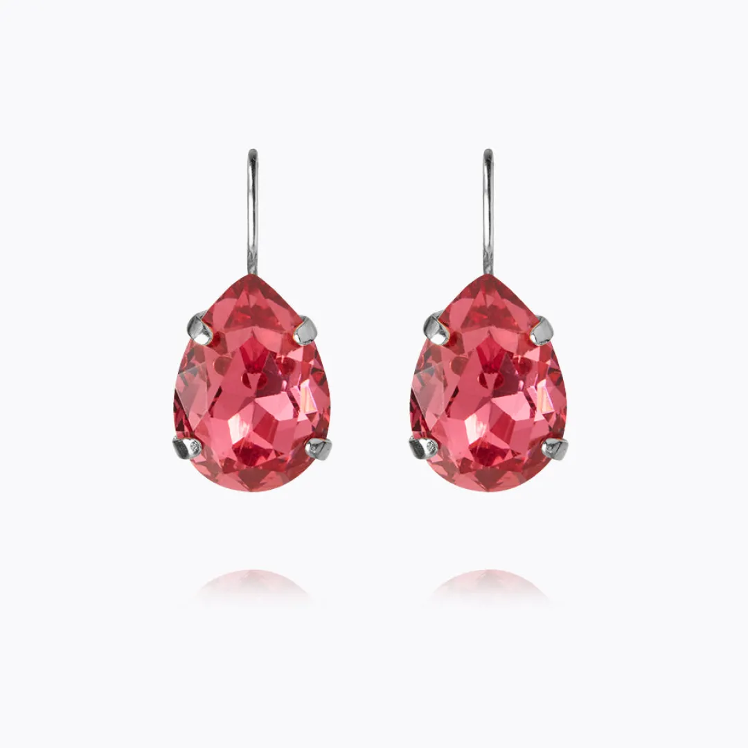 Caroline Svedbom Mini Drop Clasp Earrings Mulberry Red Cheap