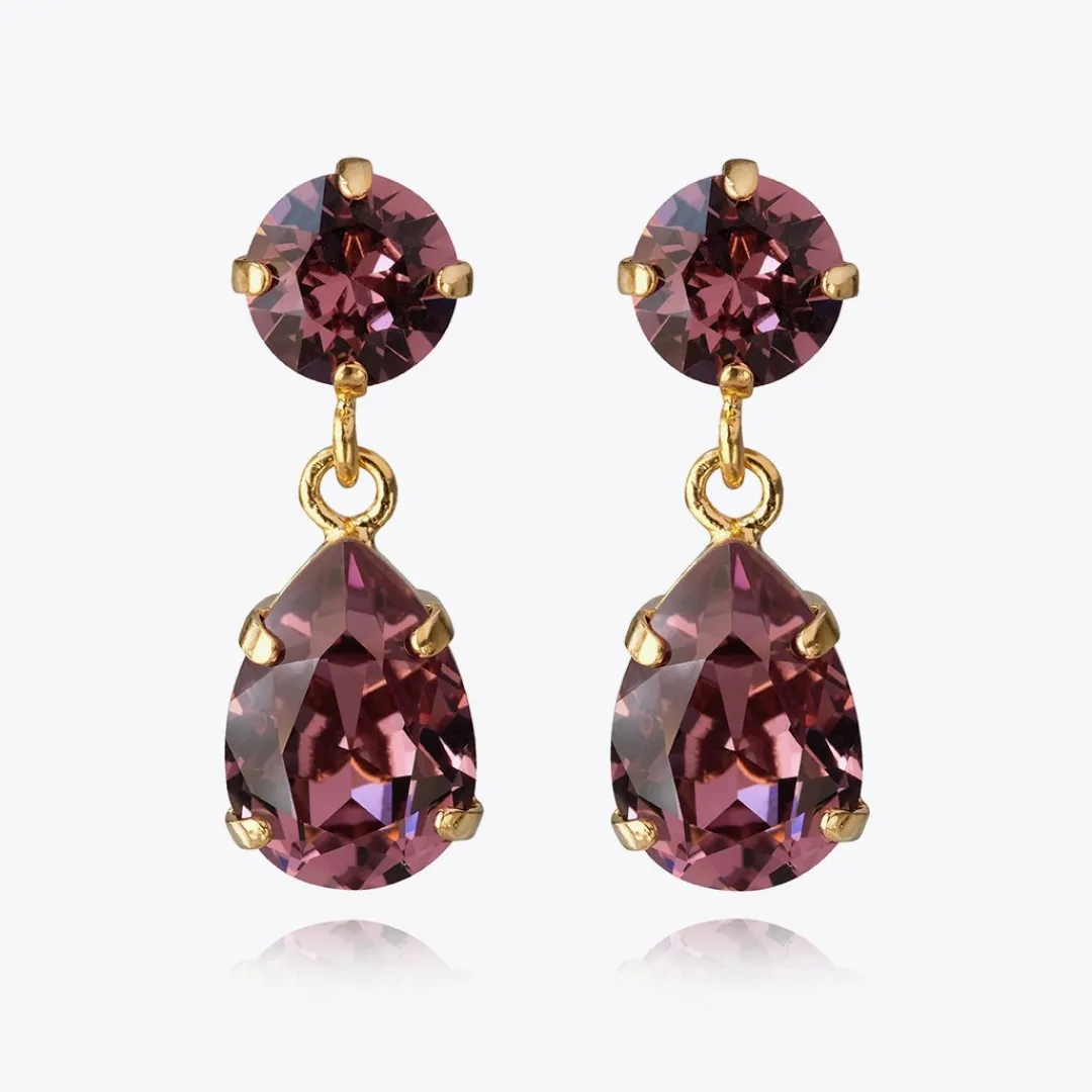 Caroline Svedbom Mini Drop Earrings Iris Best
