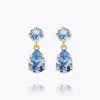 Caroline Svedbom Mini Drop Earrings Light Sapphire Cheap